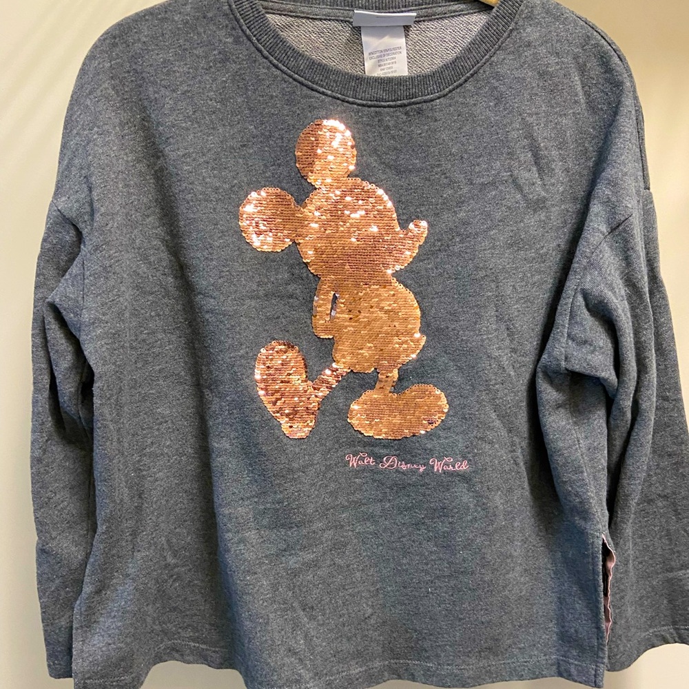 Walt Disney World Mickey Mouse Sequin Top